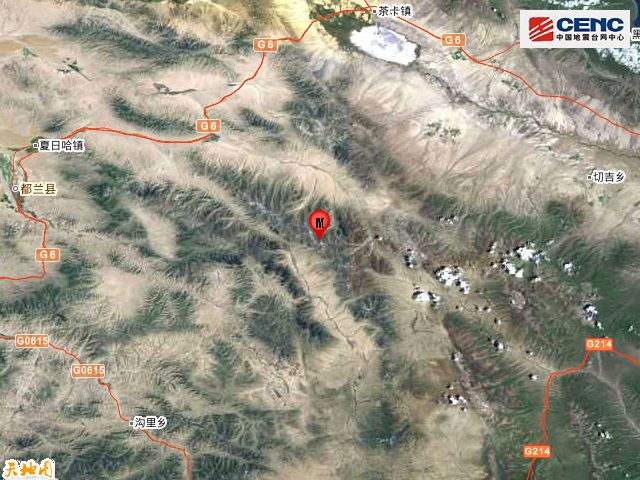 2021年都兰县gdp_青海海西州都兰县发生3.0级地震 震源深度9千米
