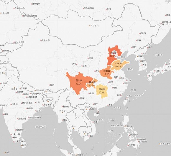 中国六省市“一刀切”清退辖区内网贷平台（制图：夏维兰）