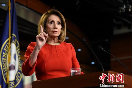 资料图:美国国会众议院议长、民主党人佩洛西。中新社记者 陈孟统 摄