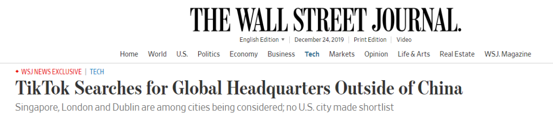 （《华尔街日报》报道截图）