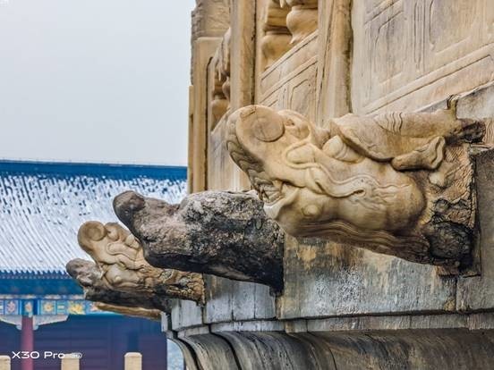 用vivo X30 Pro手机的长焦镜头带你看雪后的天坛