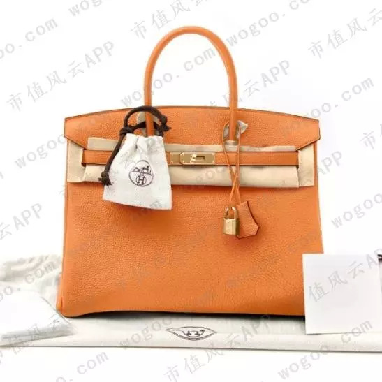 (爱马仕的Birkin 35cm Togo Orange)