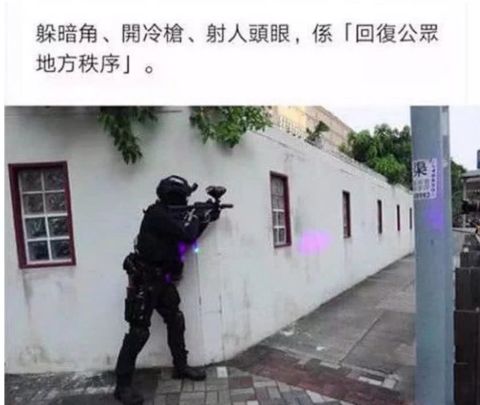 用圣诞小女孩照片黑港警 乱港议员被"打假"