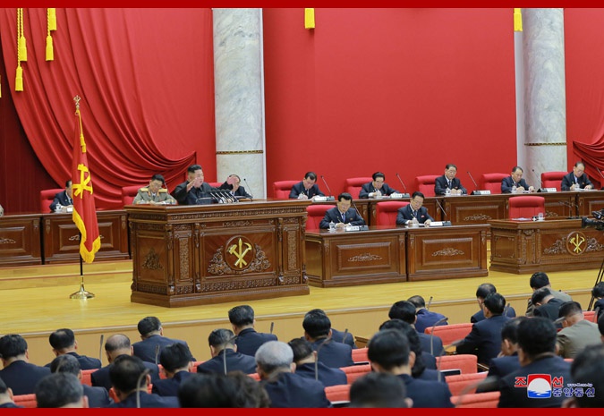 朝鲜劳动党七届五中全会召开 金正恩指导会议