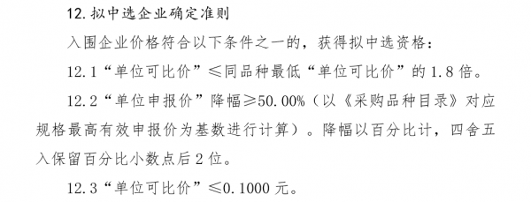 第二批药品带量采购：33新品种 单品入围企业最
