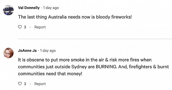 悉尼跨年焰火照办27万人请愿取消 还没看够火吗