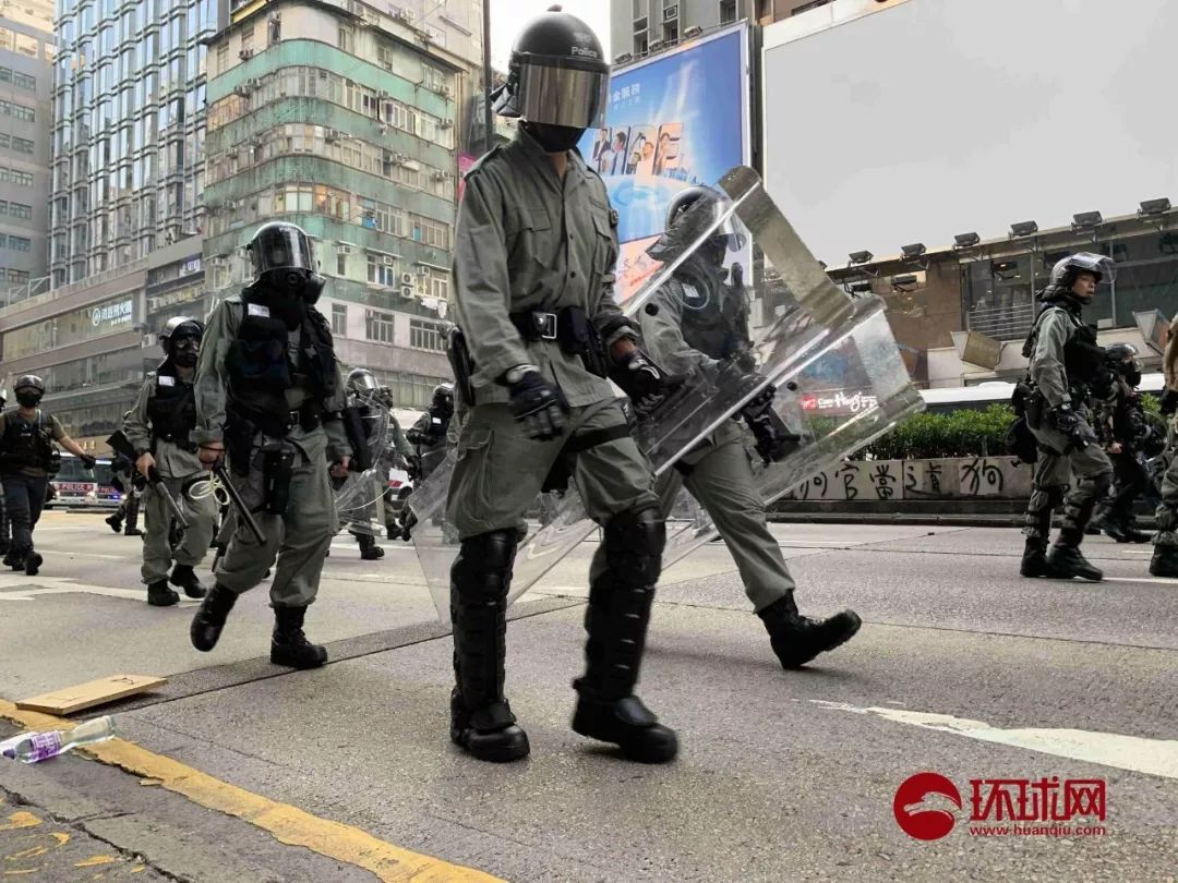 2019年最后一天有人鼓吹聚集搞事 港警严阵以待