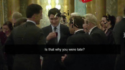 英媒曝光:特鲁多约翰逊马克龙私下“调侃”特朗