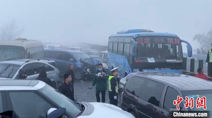  图为事故现场。钟欣 摄