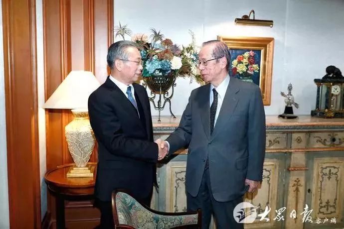 山东省委书记刘家义率团访问日本 考察丰田等日