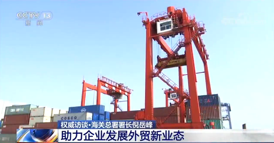 央视专访倪岳峰:稳外贸首先要在优化口岸营商环境上发力