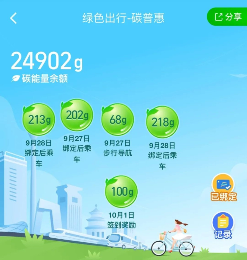 手机高德/百度地图绑定北京一卡通乘车可兑换充值券