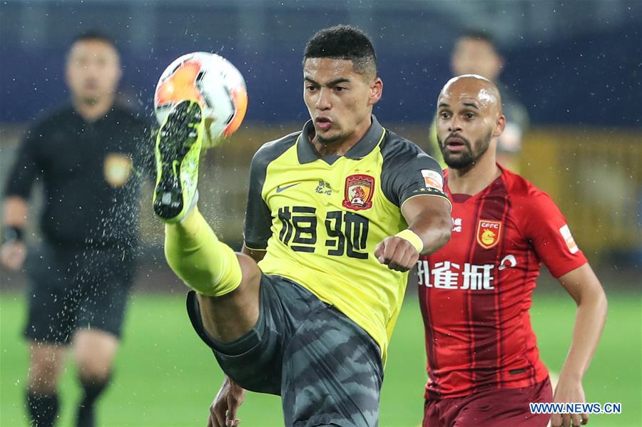 (SP)CHINA-JIANGSU-SUZHOU-CSL-FOOTBALL-HEBEI VS GUANGZHOU