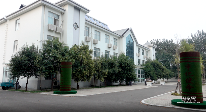 如今的中国农业大学曲周实验站实验楼。长城网记者 刘延丽 摄