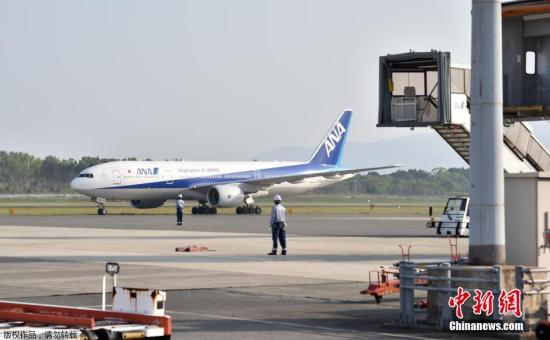 资料图:日本全日空客机。