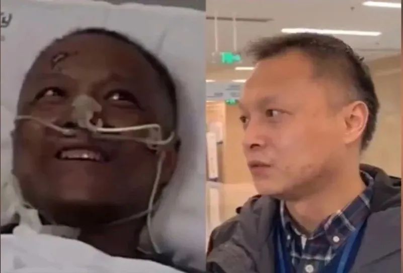 “黑脸”医生白回来了!再见救命恩人,他最想