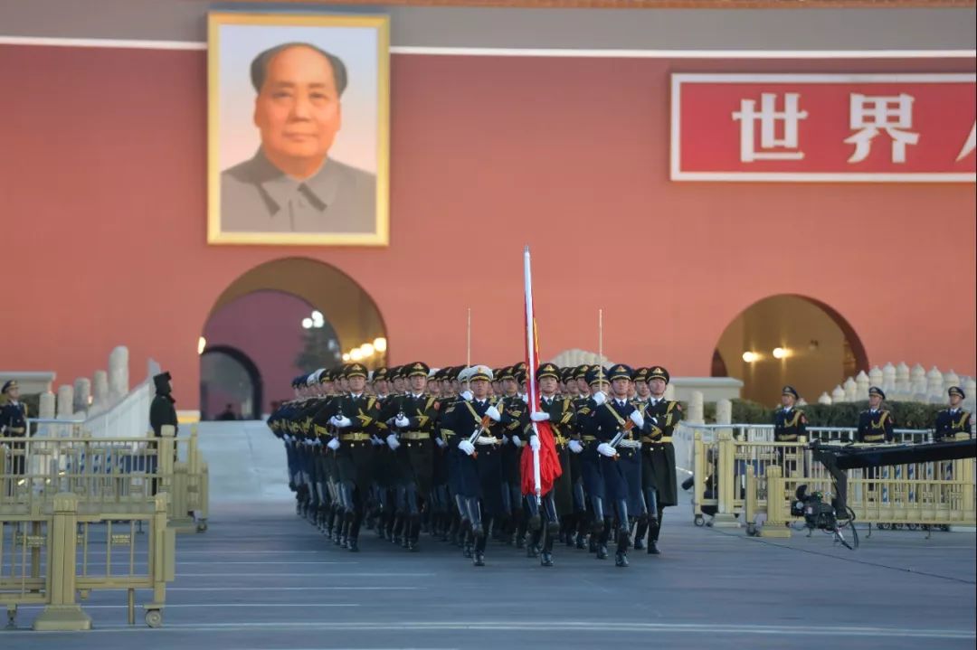 2020年天安门广场第一次升旗仪式 热血沸腾