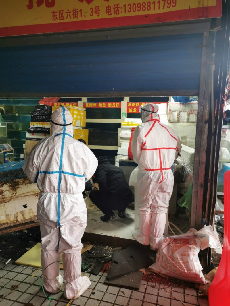 现场直击:武汉华南海鲜批发市场休市整治