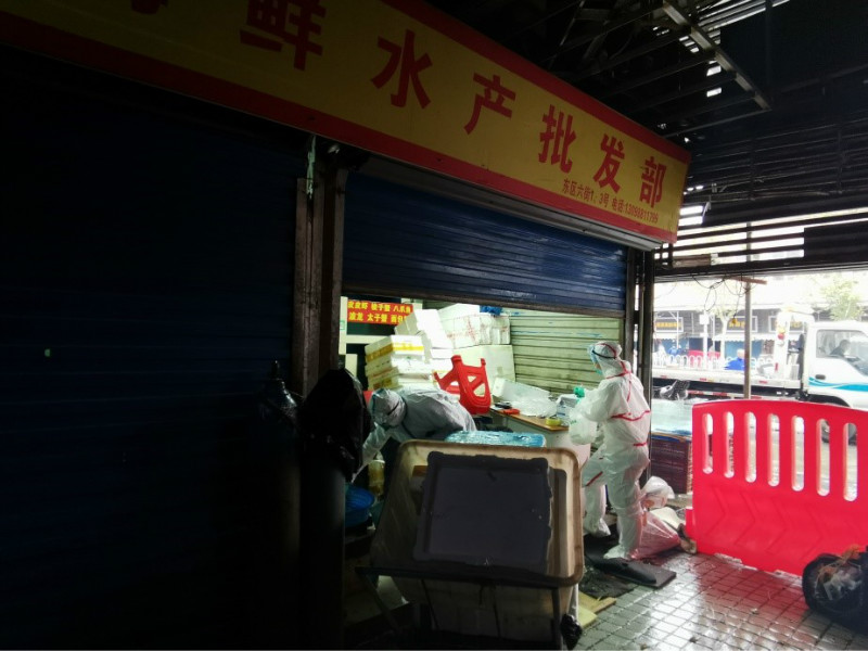 现场直击:武汉华南海鲜批发市场休市整治