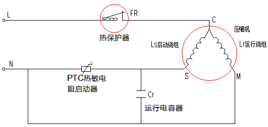 冰柜压缩机上启动器什么原理_冰柜压缩机启动器全图(2)