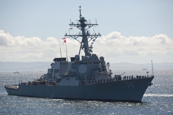 美国海军“约翰·麦凯恩”号导弹驱逐舰。(美国“任务与意志”网站)