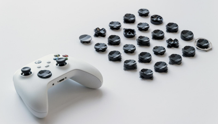 ▲数十种 D-pad 方向键的原型设计。图片来自:Microsoft Design