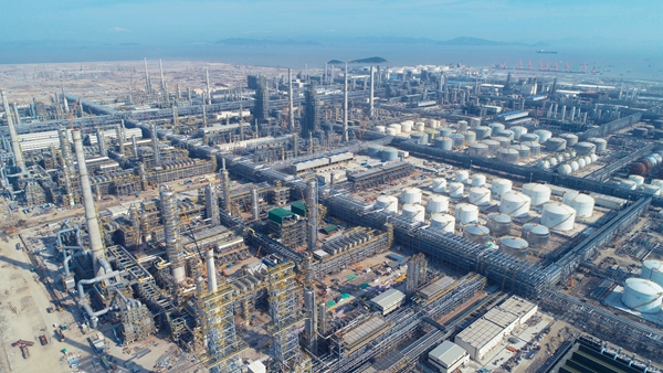 位于浙江的大型石化项目基地 图片来源:浙江自贸区