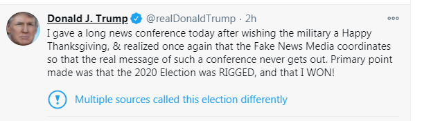 ＂特朗普说将离开白宫＂ 特朗普：我的主要观点