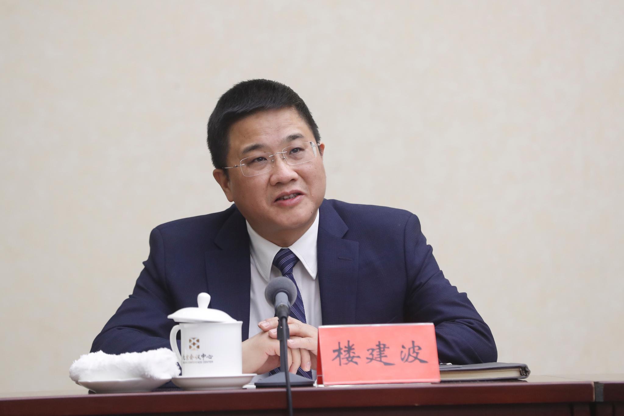 北京市第十五届人民代表大会第三次会议,市人大代表楼建波在“履职新时代”专访中回答记者提问。摄/新京报记者 侯少卿