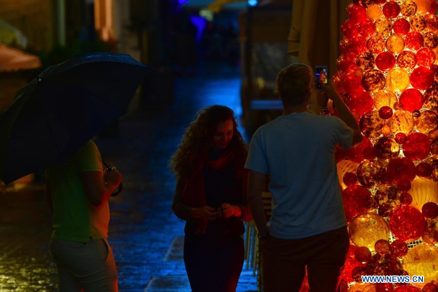 Christmas lights in Valletta, Malta World News SINA English