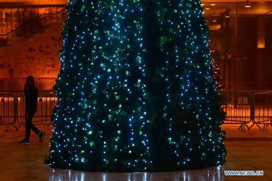 Christmas lights in Valletta, Malta World News SINA English