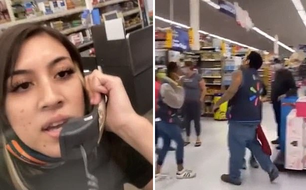 美国一女子通过超市广播宣布辞职 公开批评多名