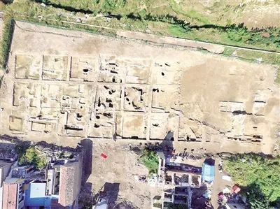 大同聚坊和魁源坊遗址全貌 图片来自安徽文物考古研究所