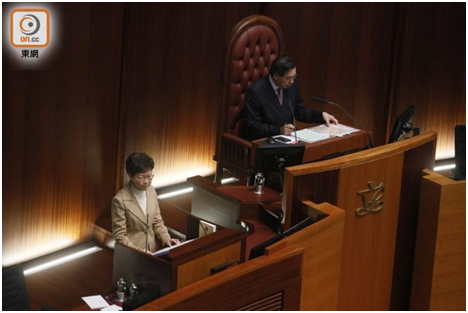 林郑月娥：不接受有人形容香港出现“警暴”