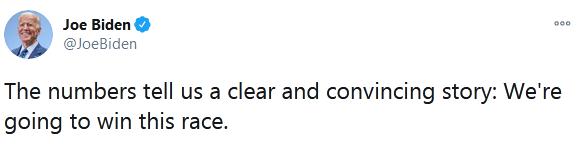 刚刚，拜登连发7条推特：我们将赢得这场竞选