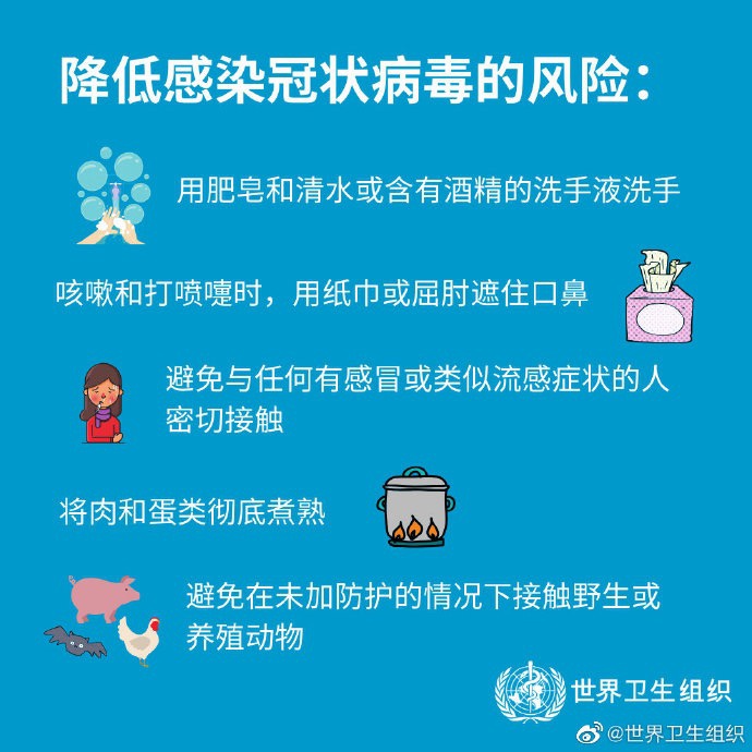 图/世界卫生组织微博