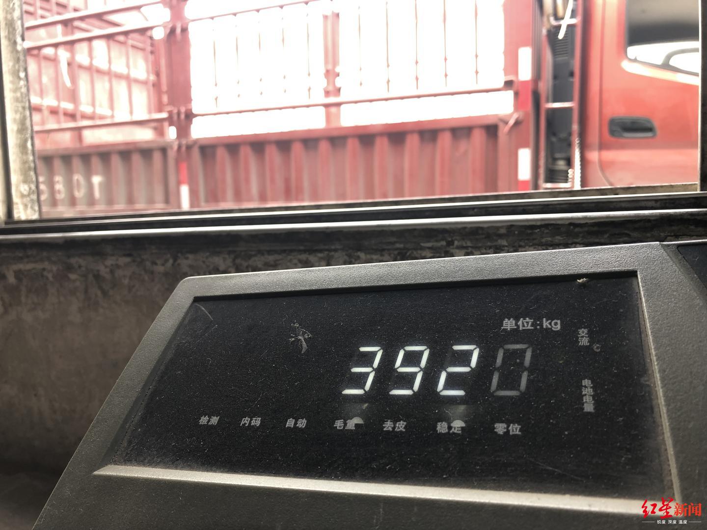  ▲ 实际整备质量（自重）达到近4吨