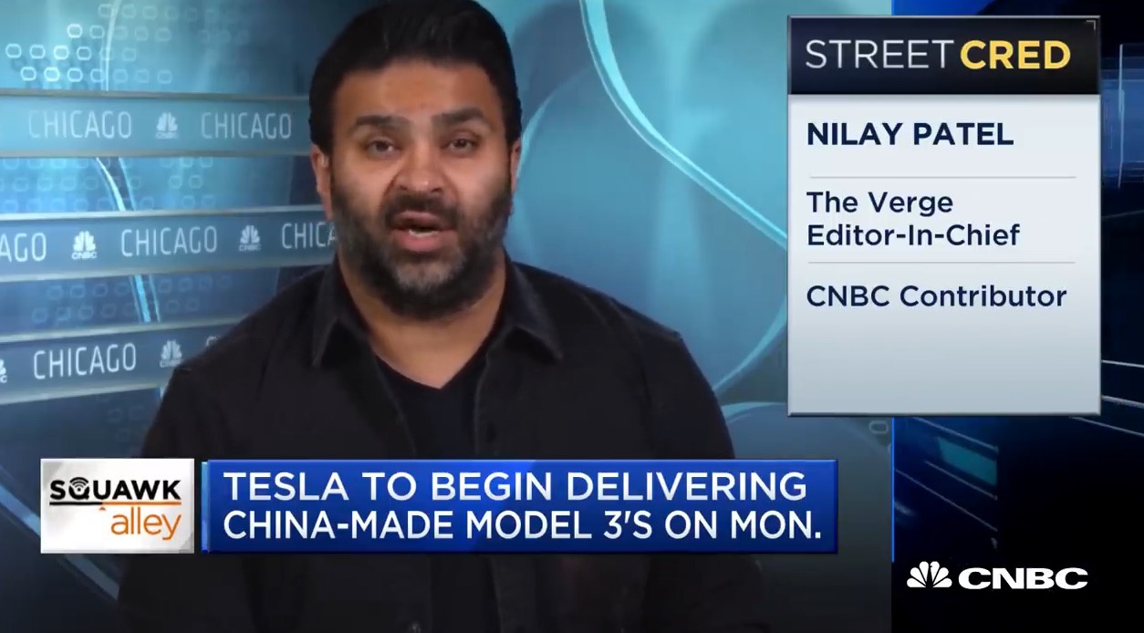  （“临界点”网站主编接受采访，CNBC报道截图。）