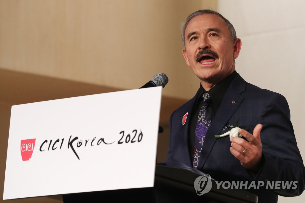 △美国驻韩大使哈里斯 图片来源:韩联社