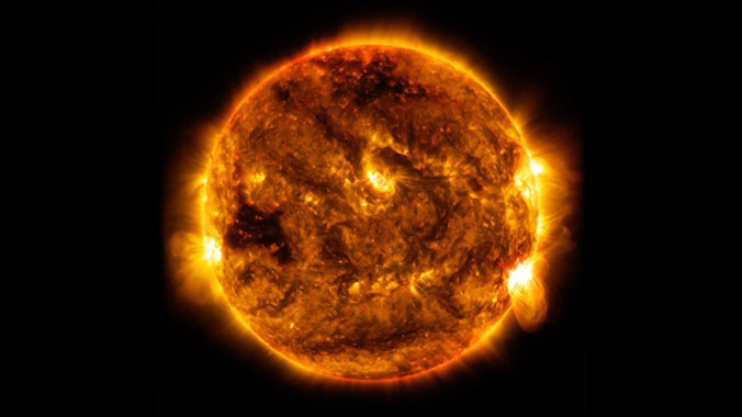 太阳动力学观测台拍摄的太阳照片(图片来源:nasa/sdo)