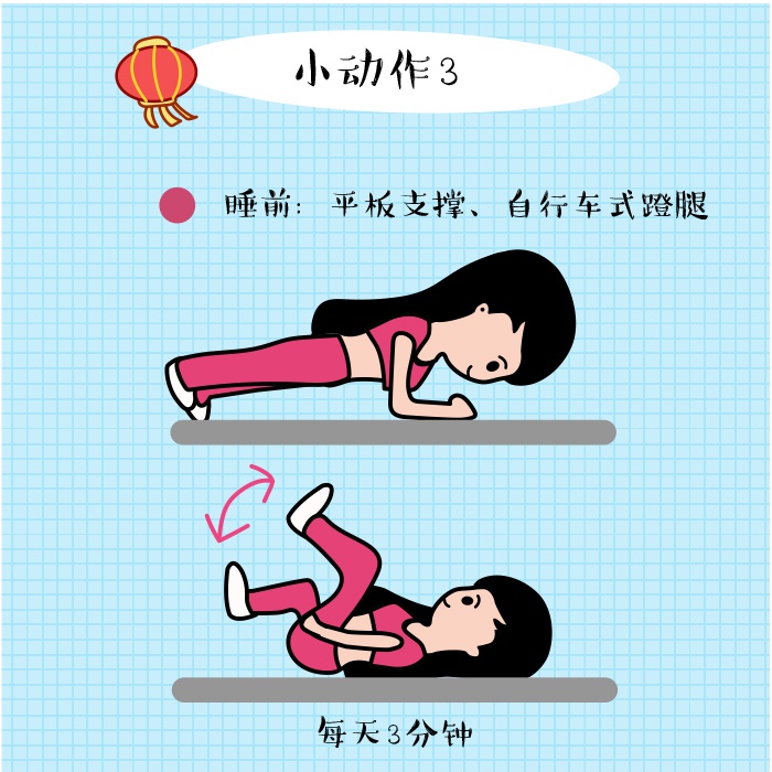 健身小课堂丨春节胖三斤?学了这几招,不存在的!