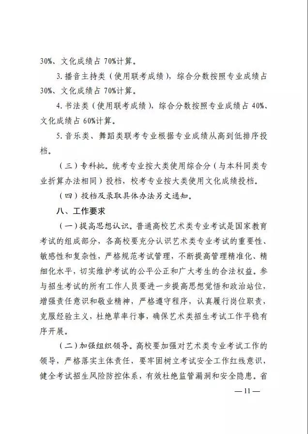 山东省2020年艺考实施方案公布 分三批次依次录取