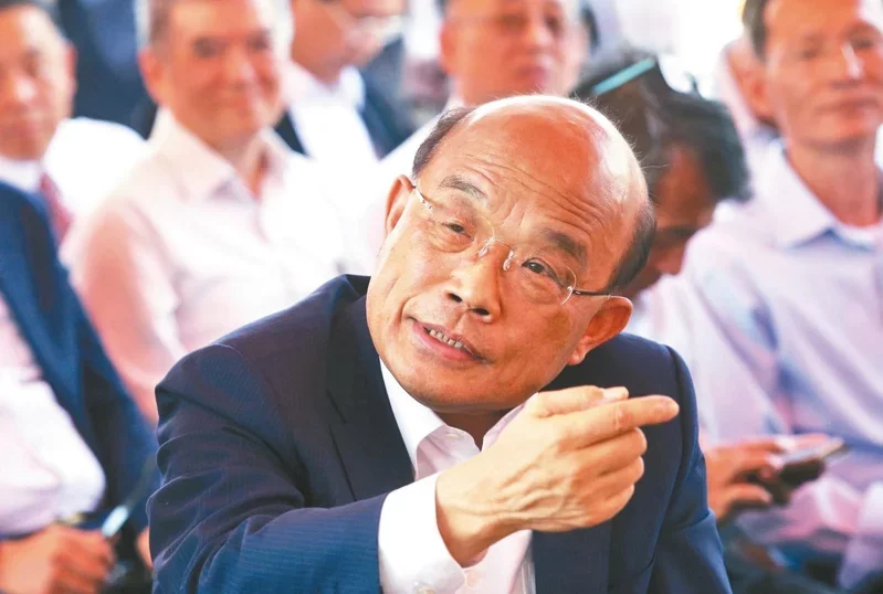 台媒：苏贞昌给孙女买书结账现台“行政院”统