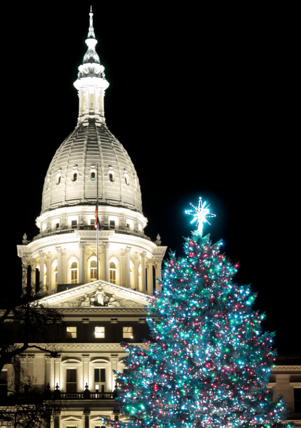 美国选举人团将投票 密歇根州关闭投票场所