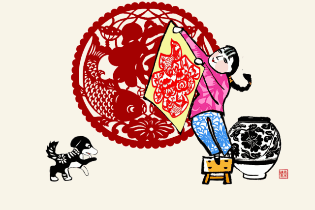 机电话民俗 | 腊月二十八——打糕蒸馍贴花花