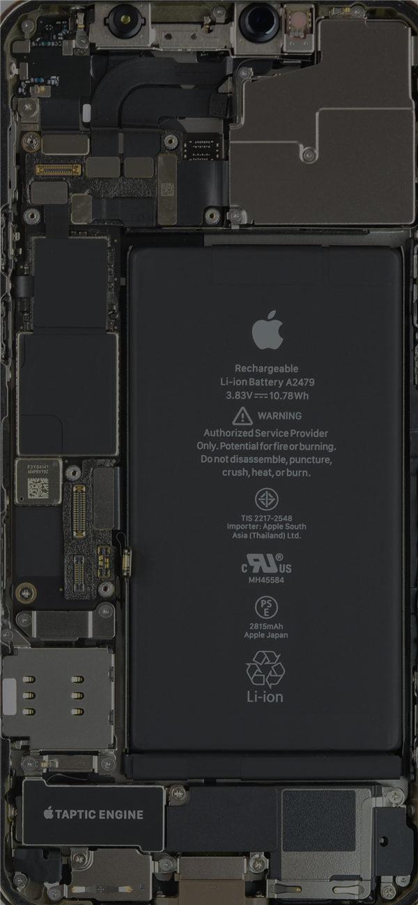 不得不说,看看苹果最大和最小的iphone电池尺寸的差异以及magsafe在