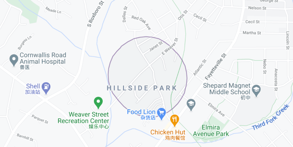 △达勒姆市希尔赛德公园