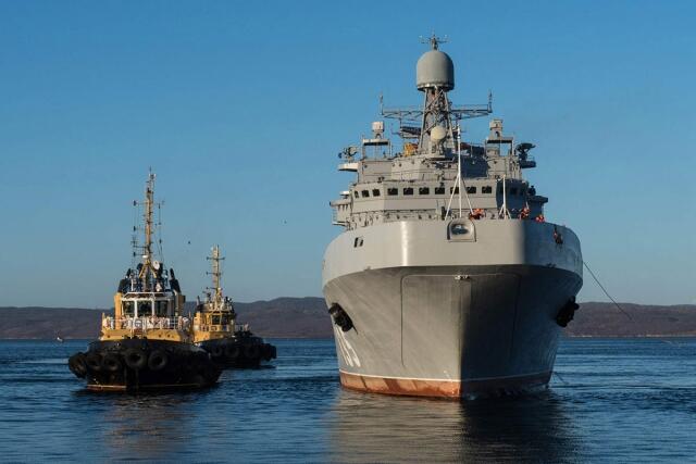 俄6000吨级大型战舰入列 专门用于执行两栖作战任