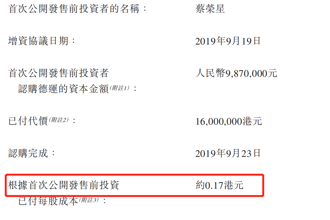 德运控股：福建花染企业 不申！