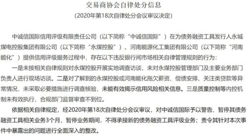 在永美事件中，第一个机构制裁已在中国诚信国际的相关业务中暂停了3个月！  |贸易商协会_新浪财经_Sina.com